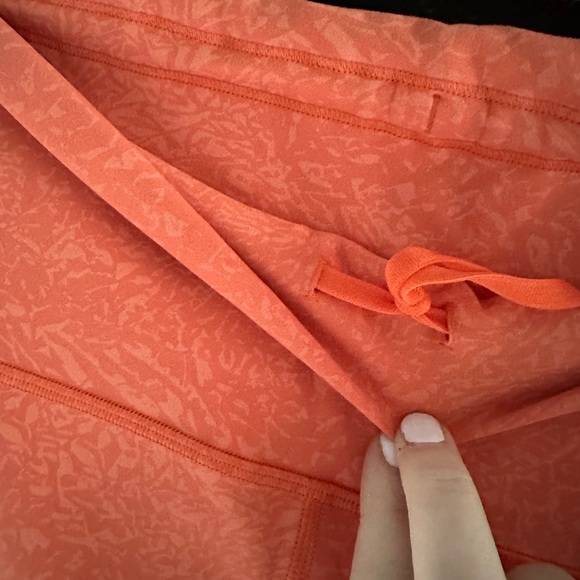 Lululemon wunder train high-rise tight 25” size 20 color  crunch warm coral - Picture 7 of 9
